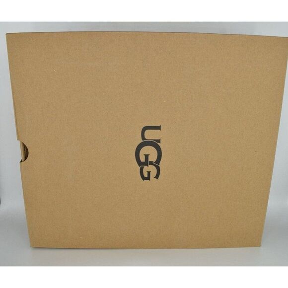 UGG Womens Size 7 Classic Maxi Black White Wave UGGPlush Wool Blend Short Boots - Picture 12 of 13